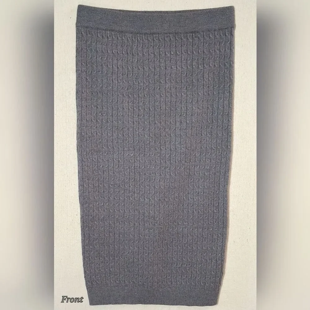 Heartloom Cable Knit Pencil Skirt Womens Medium